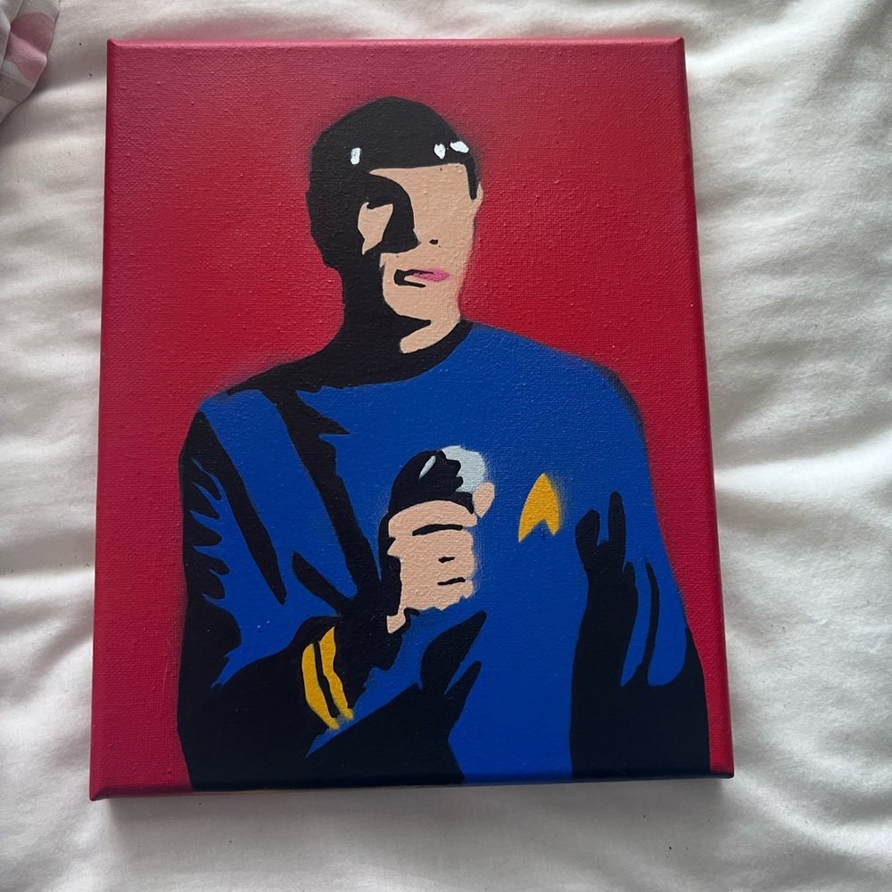 Star Trek Spock Pop art painting